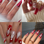 25 Festive Red Christmas Nails To Rock This Season